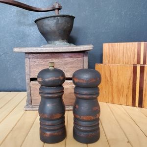 Wooden Salt & Pepper Shakers